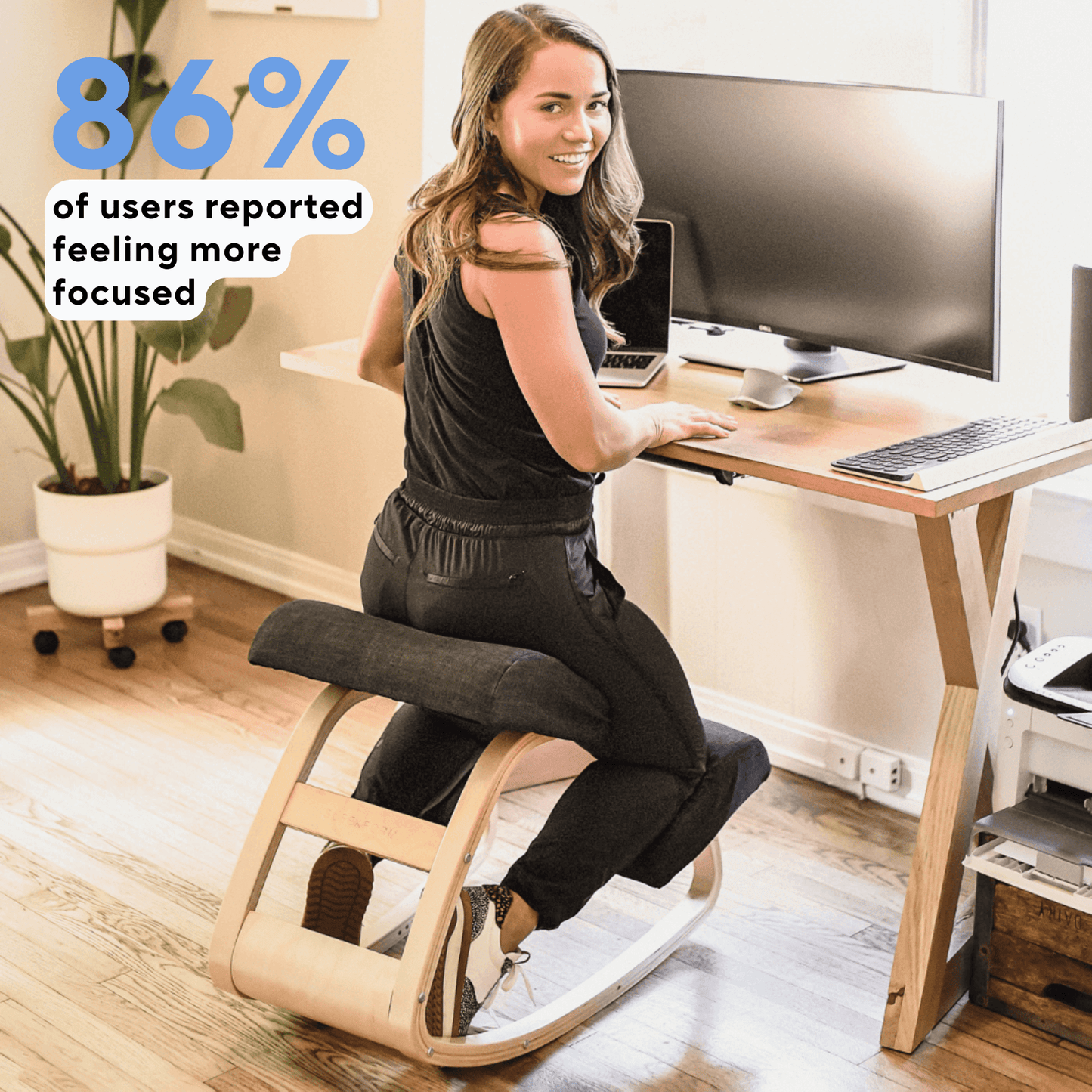 CoreForm DeskAlign™ Ergonomic Kneeling Chair