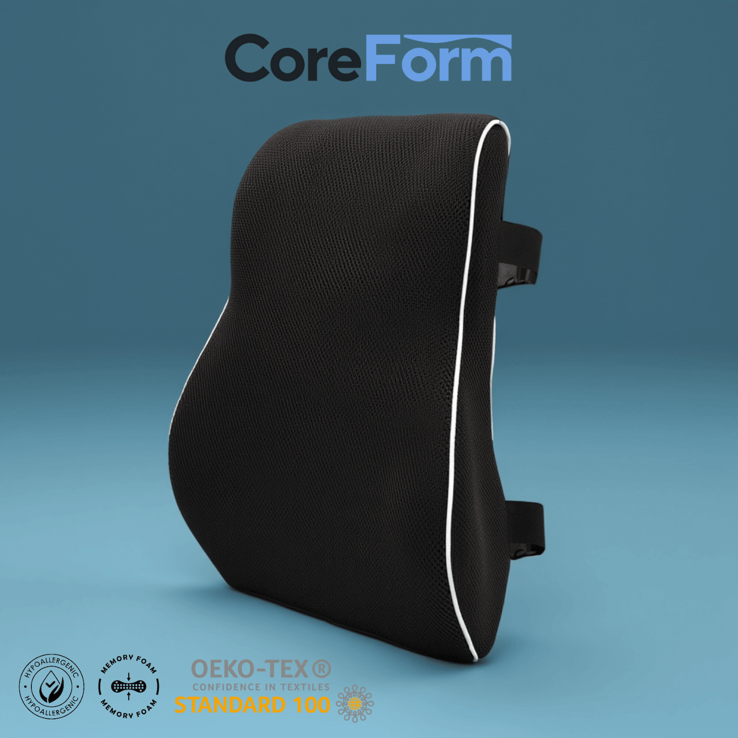CoreForm OrthoLogic™ Lumbar Support Seat Cushion