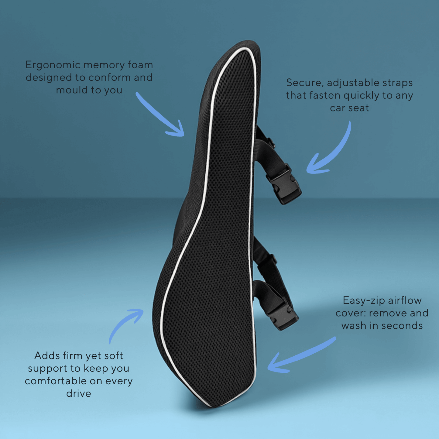 CoreForm OrthoLogic™ Lumbar Support Seat Cushion