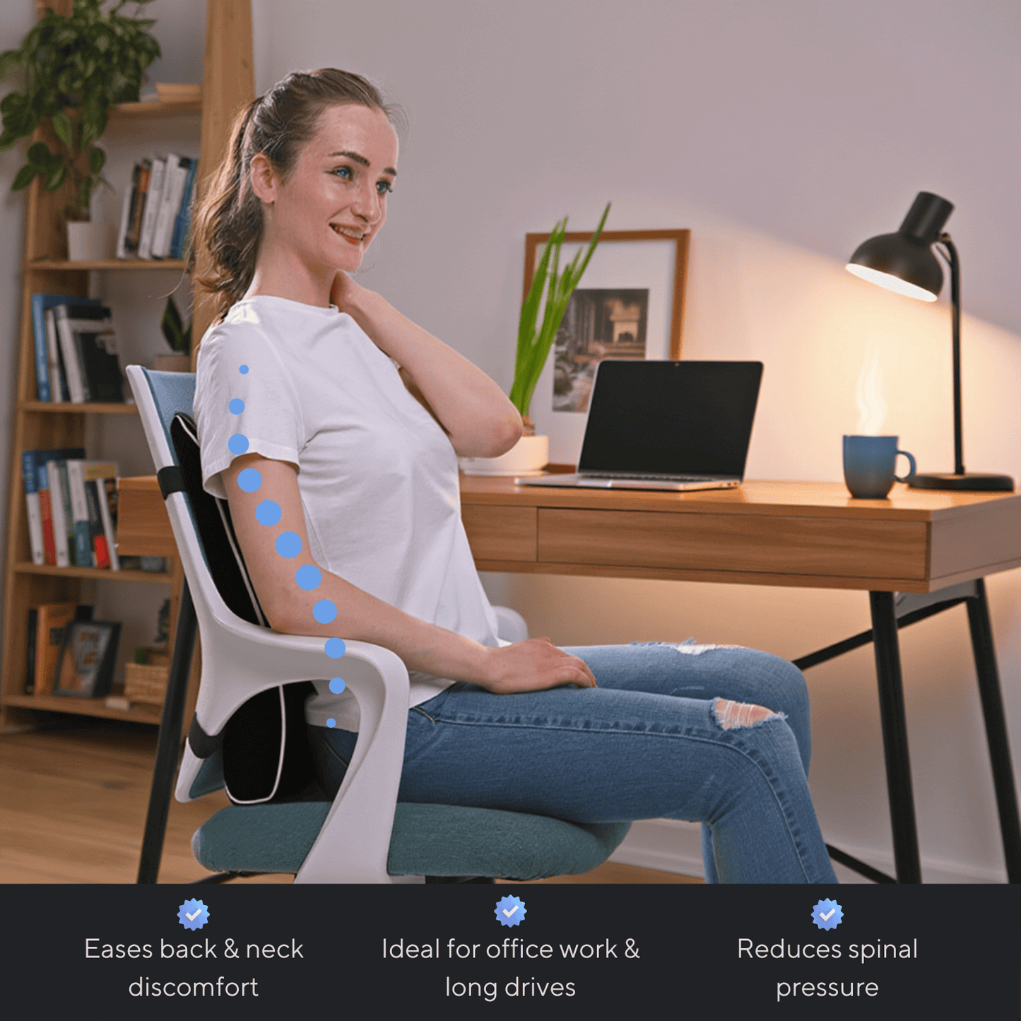 CoreForm OrthoLogic™ Lumbar Support Seat Cushion