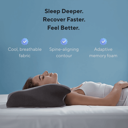 CoreForm RestEasy™ Premium Memory Foam Neck Pillow